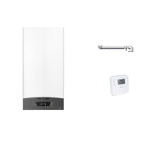 pachet economic centrala termica in condensare ariston clas one 24 kw kit de evacuare gaze arse si termostat cu fir salus rt310 incluse imagen 59_0_
0