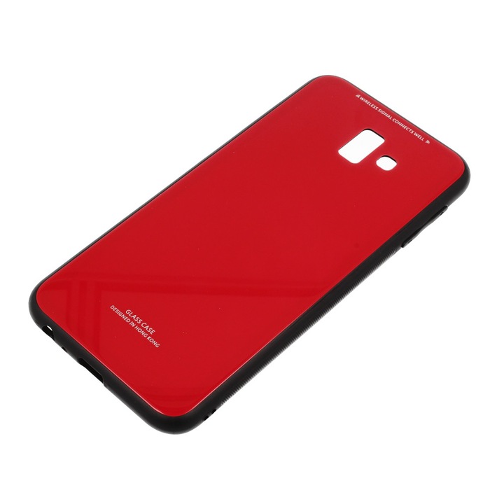 Твърд гръб Glass Case Xiaomi Redmi Note 8, Червен