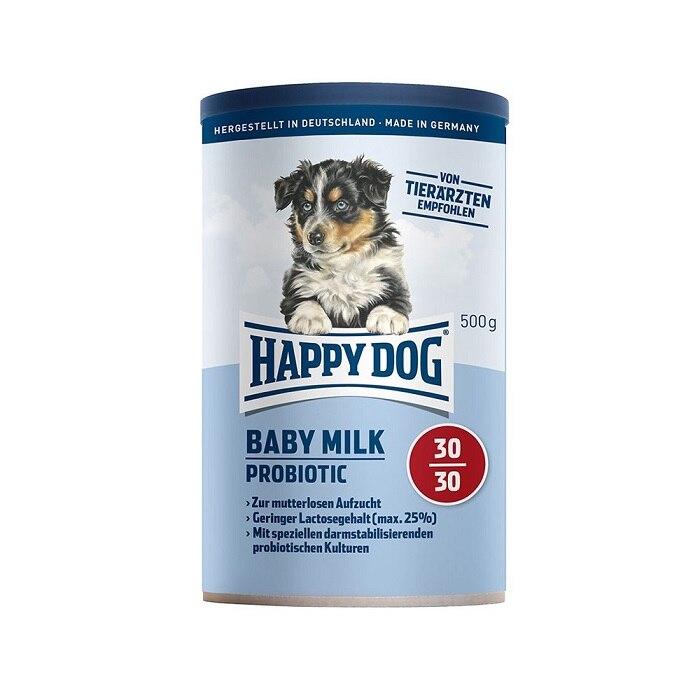 Happy Dog Lapte Praf cu Probiotic, 500 g