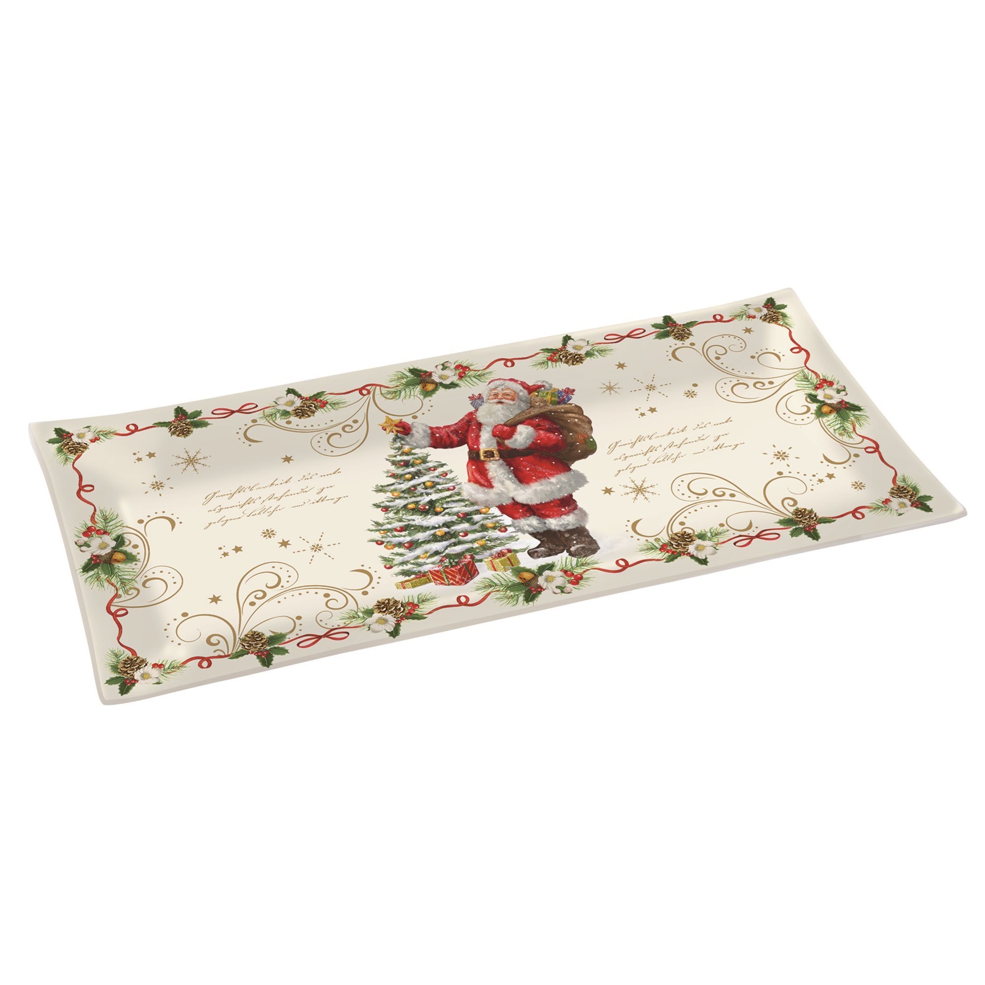 Platou 32 x 17 cm sticla 