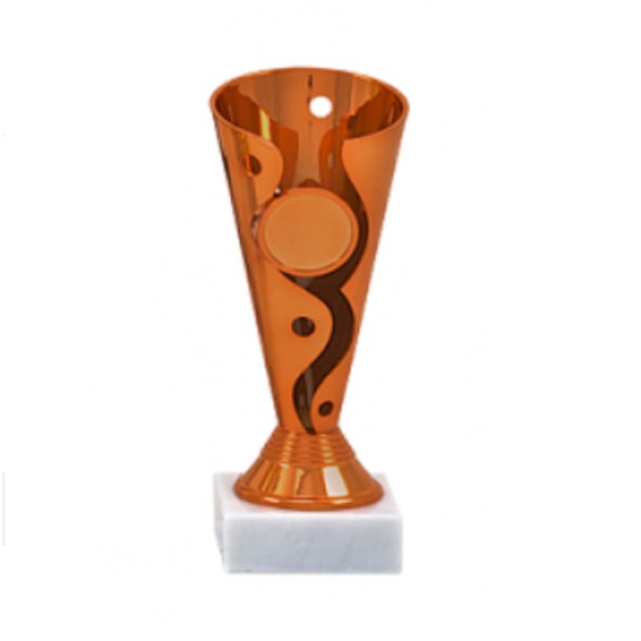 Cupa Plastic Bronz, inaltime 15 cm