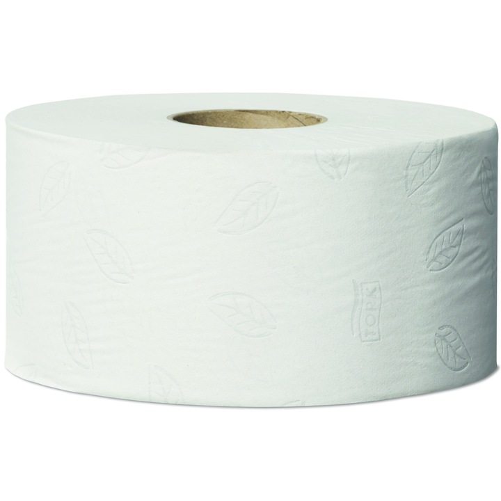 Tork Advanced Mini Jumbo WC-papír, 2 rétegű, 9.4cm X 170m, 12 tekercs/doboz - fehér