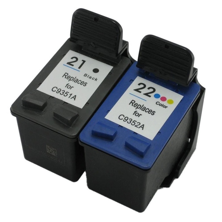 Set cartuse compatibile HP21XL, HP22XL