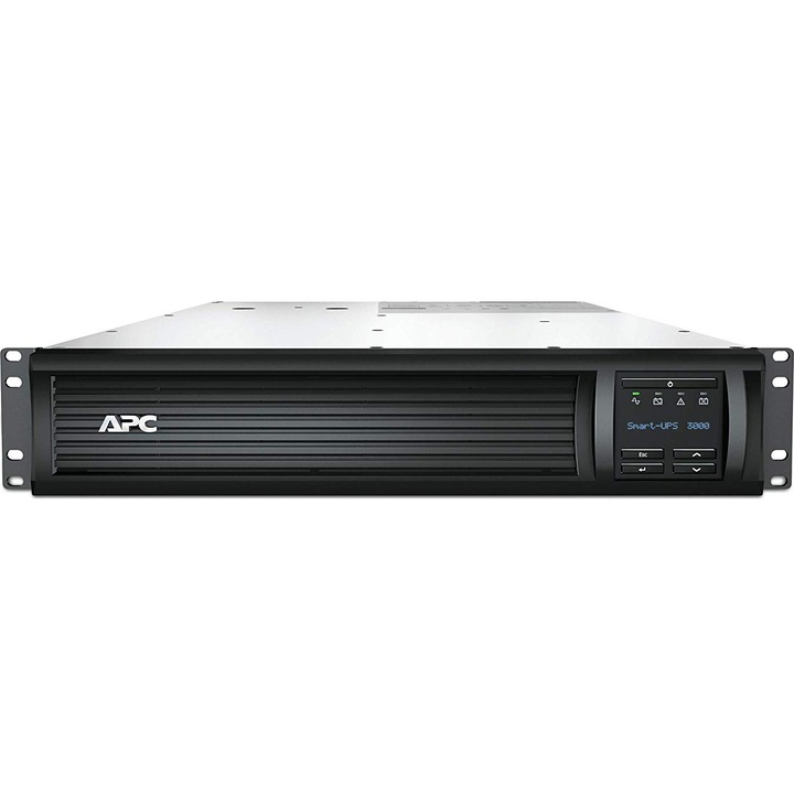 UPS APC SMT3000RMI2UC Smart Rackmount 2U, 3000VA/2700W, 8 контакта IEC C13, 1 контакт IEC C19, LCD Display
