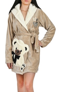 Halat dama cu ursulet, Bej Halat dama cu ursulet, Bej