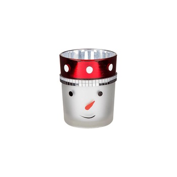 Suport decorativ lumanare pastila - ca. 6,5 x 5,5 cm, Radar 938927,Om de zapada Suport decorativ lumanare pastila - ca. 6,5 x 5,5 cm, Radar 938927,Om de zapada