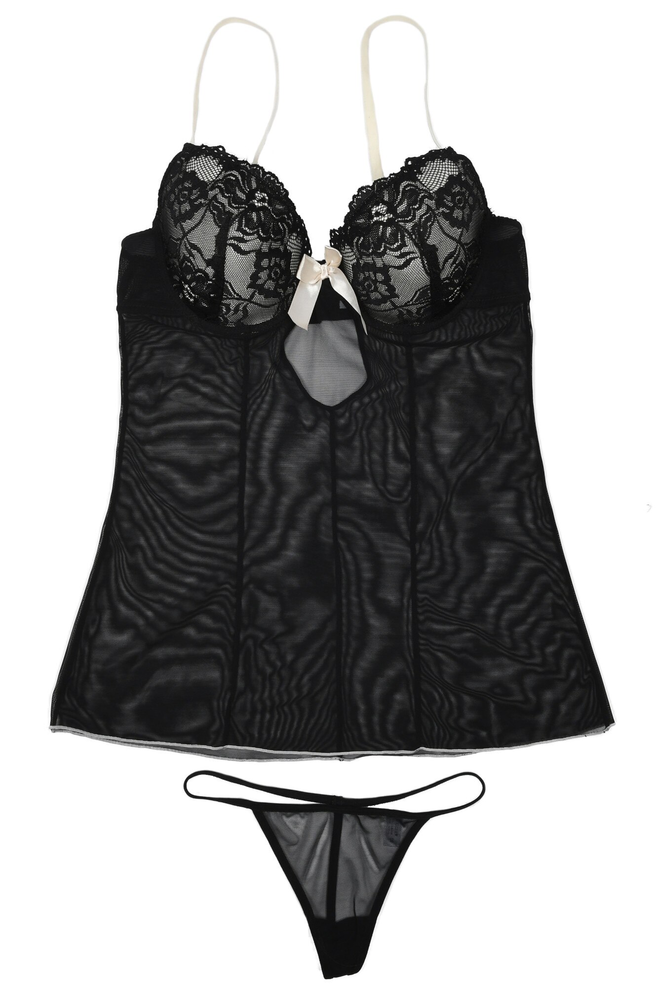 Rochita sexy, Lemila, Negru/Alb, 85B