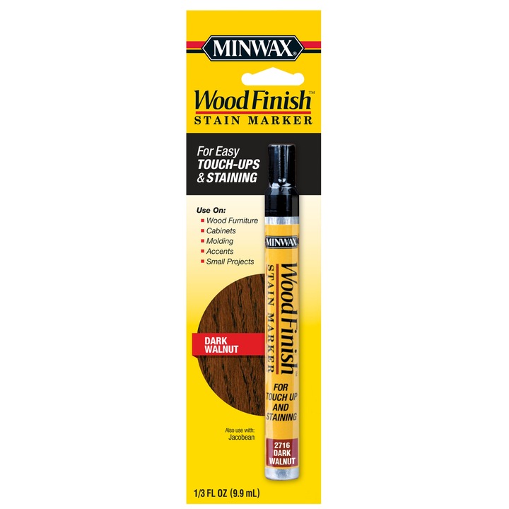 Marker pentru lemn Minwax® Wood Finish™, Nuc negru, 0,08 l