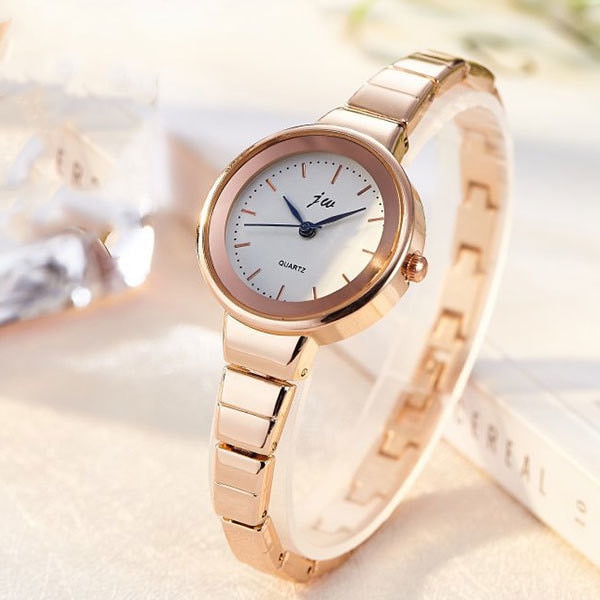 Ceas Dama Quartz jw Casual Elegant Rose, CP99689RE, curea din metal (zale), afisaj analog