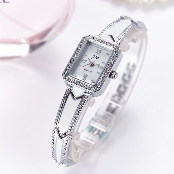 Ceas Dama Quartz jw Casual Elegant Silver, CP9847SR, curea din metal (zale), afisaj analog