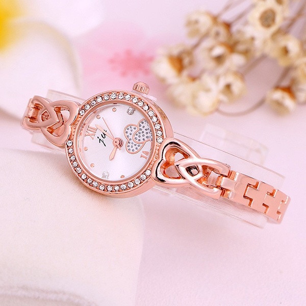 Ceas Dama Quartz jw Casual Elegant Rose, CP9899RE, curea din aliaj, afisaj analog
