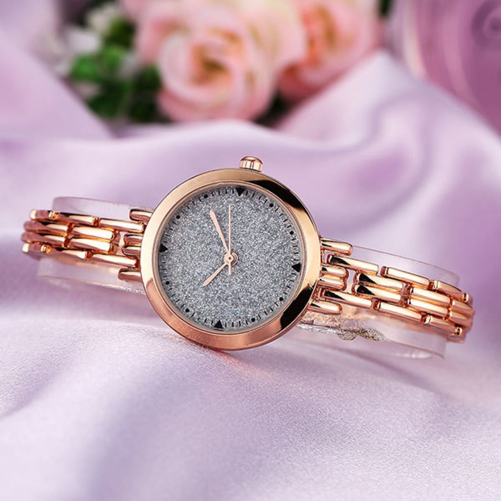 Ceas Dama Quartz jw Casual Elegant Rosegold-alb, CP9313RAB, curea din metal (zale), afisaj analog