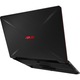 Laptop Gaming ASUS TUF FX705GE cu procesor Intel® Core™ i5-8300H pana la 4.00 GHz, Coffee Lake, 17.3", Full HD, IPS, 8GB, 1TB Hybrid FireCuda, NVIDIA GeForce GTX 1050 Ti 4GB, Free DOS, Black/Red
