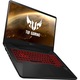 Лаптоп Gaming ASUS TUF FX705GE-EW086 with processor Intel® Core™ i5-8300H up to 4.00 GHz, Coffee Lake, 17.3", Full HD, IPS, 8GB, 1TB Hybrid FireCuda, NVIDIA GeForce GTX 1050 Ti 4GB, Free DOS, Black/Red