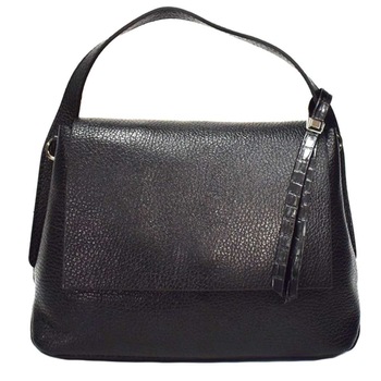 Poseta dama, din piele naturala, marca Desisan, 1491-01-26, negru Poseta dama, din piele naturala, marca Desisan, 1491-01-26, negru