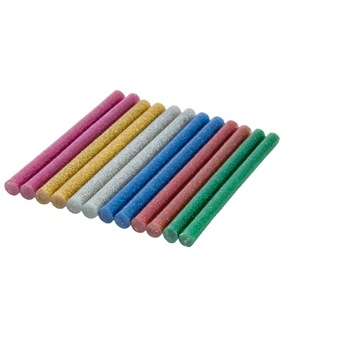 Set 12 bucati mini batoane siliconice decorative sclipici ,mix culori , 8x100 mm, Dedra Set 12 bucati mini batoane siliconice decorative sclipici ,mix culori , 8x100 mm, Dedra