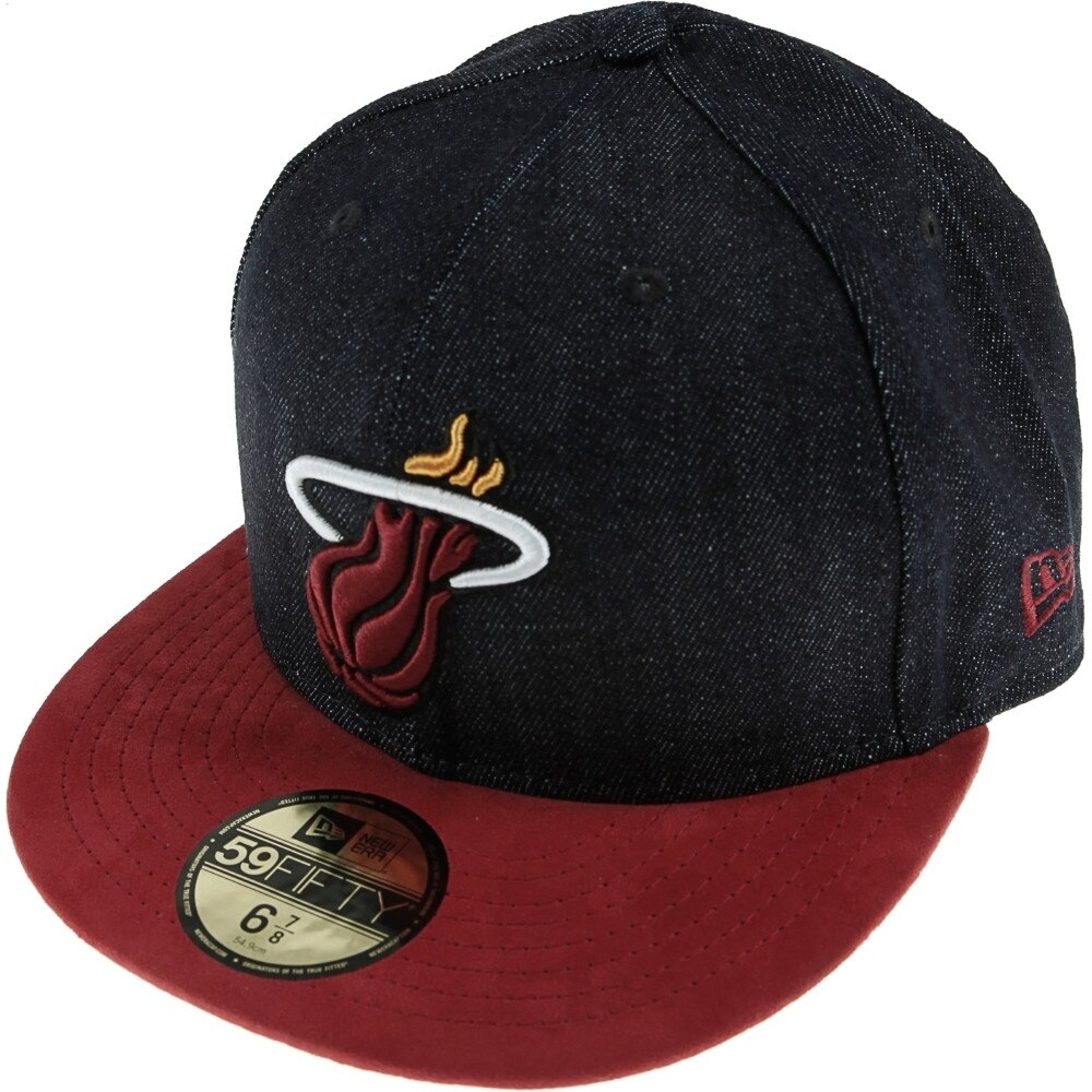 Sapca New Era Miami Heat, albastru jeans/rosu, 7