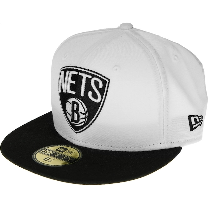 Sapca New Era Brooklyn Nets, alb/negru, 7