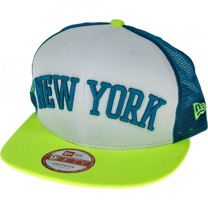 Sapca New Era New York Yankees, alb/verde/albastru, M/L