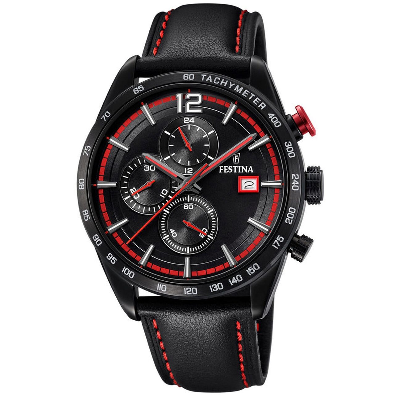 Ceas barbatesc Festina F20344/5 Chrono Race 44mm, 5ATM, Negru