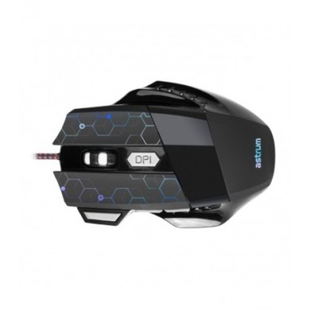Mouse Optic Gaming 7D 4800DPI Astrum MG300 cablu USB si Butoane programabile Mouse Optic Gaming 7D 4800DPI Astrum MG300 cablu USB si Butoane programabile