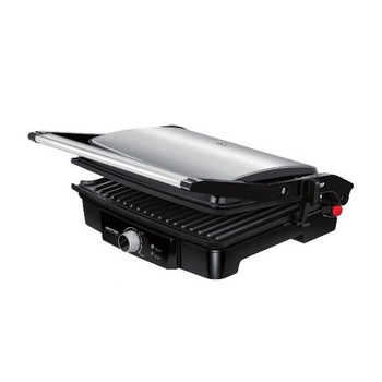 Grill electric otel inox,2000 w,temperatura reglabila 0-270 ° C, cu deschidere 180 grade,placi panini,MPM - MGR-09M Grill electric otel inox,2000 w,temperatura reglabila 0-270 ° C, cu deschidere 180 grade,placi panini,MPM - MGR-09M
