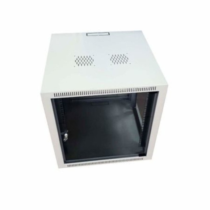 KDS 9U fém fali szekrény, 600x450 mm, szürke