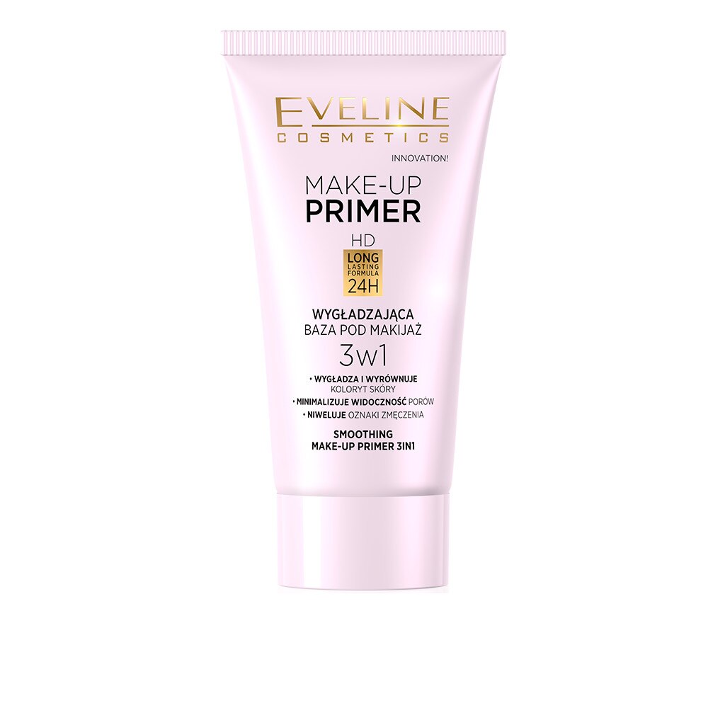 Baza de machiaj Eveline Cosmetics Make-up Primer, Smoothing 3 in 1, 30 ml