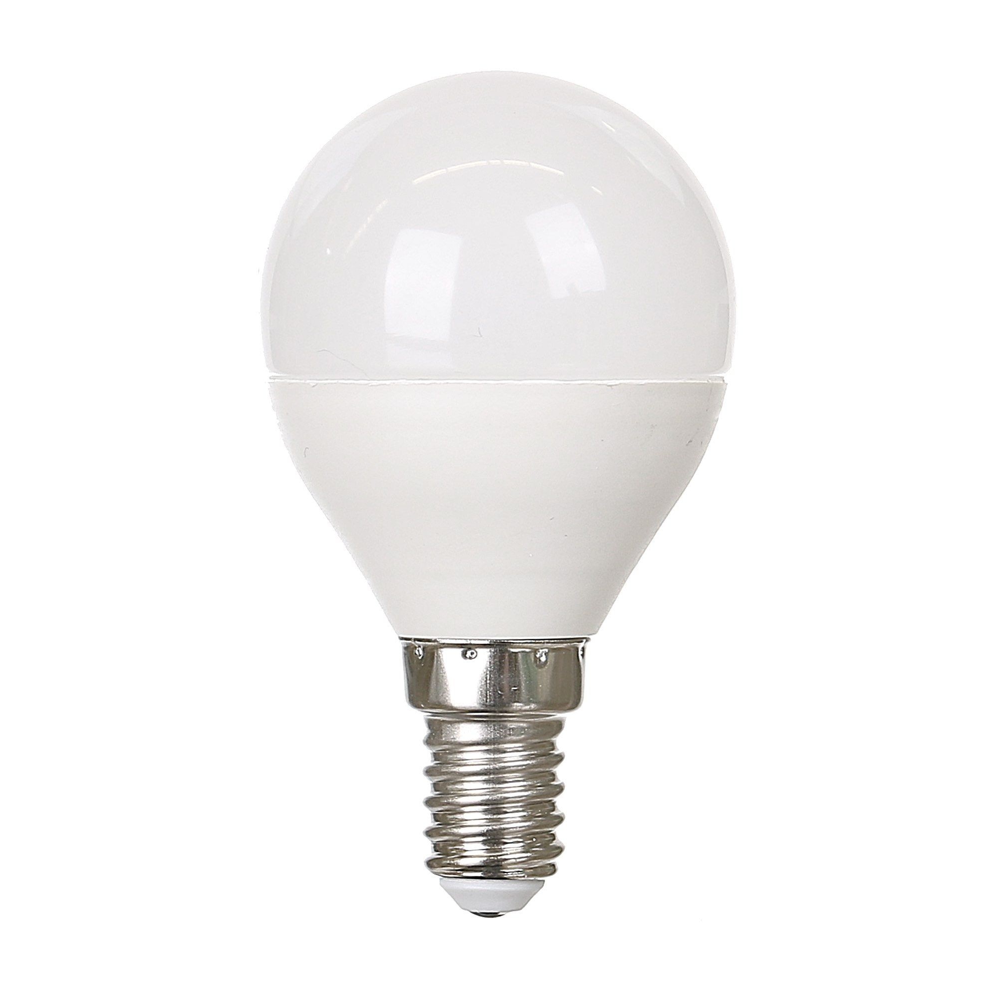 Bec Bl Led Sferic E14, model glob G45, 5W=45W, 6400K, lumina rece