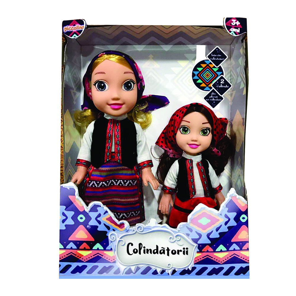 Set de joaca interactiv cu 2 papusi - Colindatorii