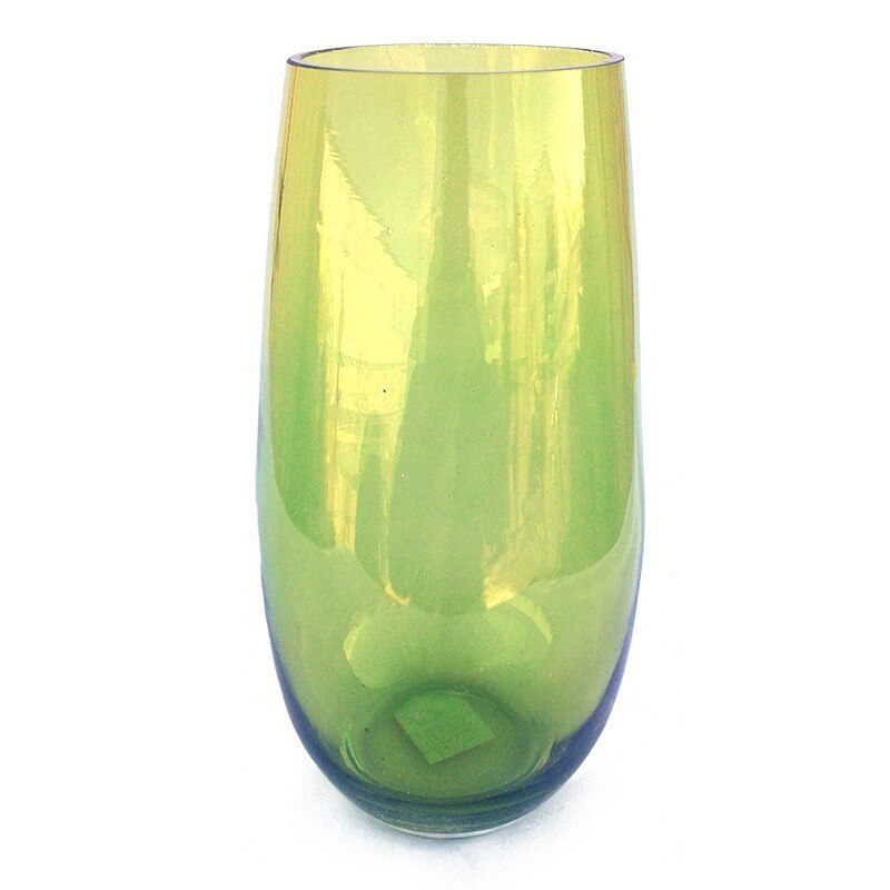 Dizziness Shine seed Vaza cilindrica, din sticla colorata 12X28 cm Model 1 - eMAG.ro