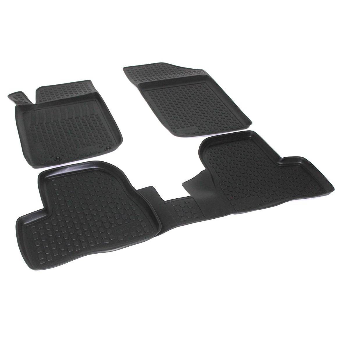 Set 4 presuri stil tavita din cauciuc antiaderent PEUGEOT 206 1998-2012