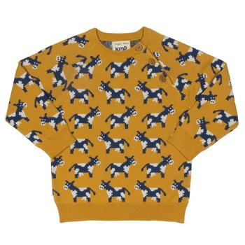 Pulover tricotat, kite, Galben Pulover tricotat, kite, Galben