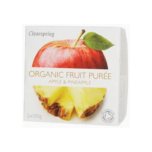 Piure Bio Mere Ananas Paradisul Verde 2x100gr