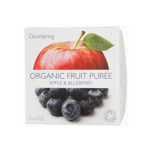 Piure Bio Mere Afine Paradisul Verde 2x100gr