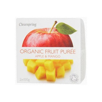 Piure Bio Mere Mango Paradisul Verde 2x100gr Piure Bio Mere Mango Paradisul Verde 2x100gr