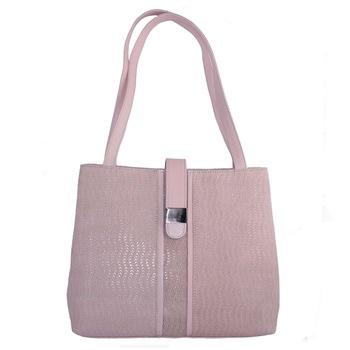 Poseta dama, din piele naturala, marca Desisan, 1521-J1-26, roz cu diverse Poseta dama, din piele naturala, marca Desisan, 1521-J1-26, roz cu diverse