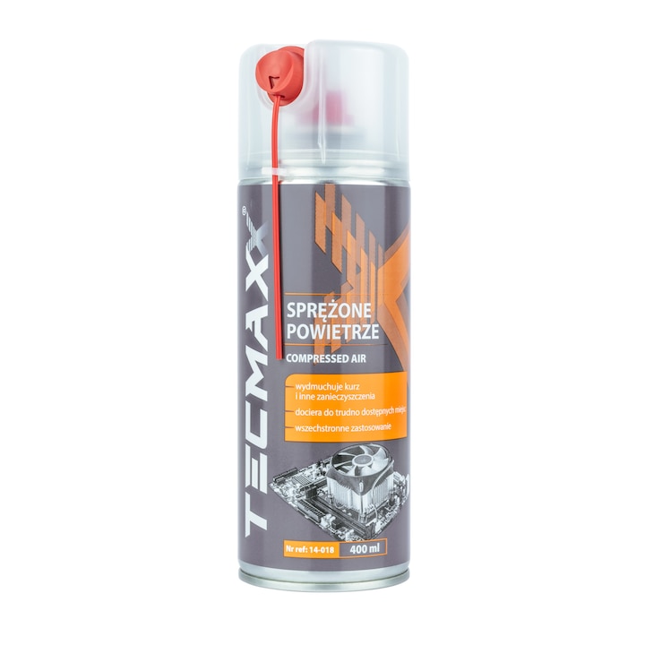 Spray aer comprimat Tecmaxx, pentru curatarea dispozitivelor, 400 ml