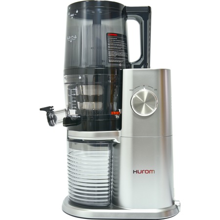 Storcator de fructe si legume cu presare la rece cu ax melcat Hurom, HA-I SBE20, Gama Premium, 200 W, 500 ml, 60 rpm, Gri