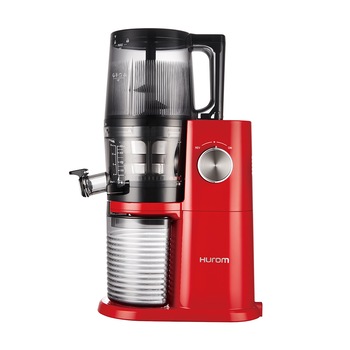 Storcator de fructe si legume cu presare la rece Hurom One Stop H-AI RBE20, 200 W, 60 rpm, tub alimentare XXL, Site Ultem, Rosu Storcator de fructe si legume cu presare la rece Hurom One Stop H-AI RBE20, 200 W, 60 rpm, tub alimentare XXL, Site Ultem, Rosu