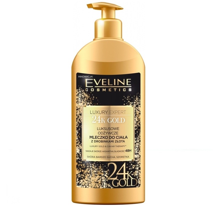 Eveline Cosmetics Luxury Expert 24K Gold Testápoló, 350 ml