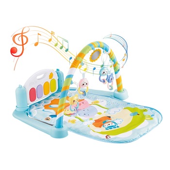 Saltea interactiva - Centru de activitati cu pian 5 in 1 pentru dezvoltarea musculaturii picioarelor, sunete, jucarii zornaitoare  Saltea interactiva - Centru de activitati cu pian 5 in 1 pentru dezvoltarea musculaturii picioarelor, sunete, jucarii zornaitoare