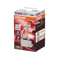 Bec auto far xenon Osram D3S Night Breaker Laser +200%, 35W, PK32d-5, cutie 1buc
