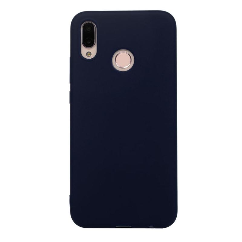 Carcasa Husa silicon Huawei P20 Lite Protectie, silicon, Matt, Navy Blue, Antisoc - Viceversa Albastru