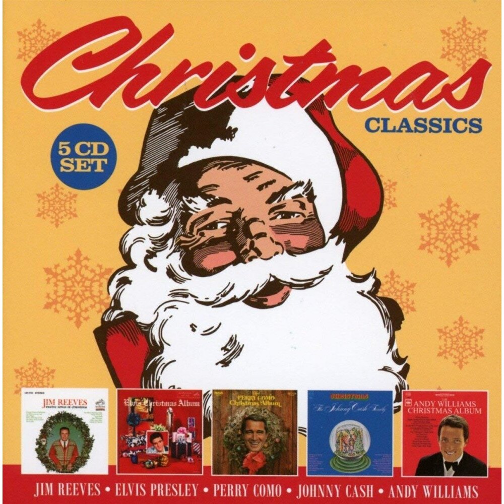 Jim Reeves,Elvis Presley,Perry Como,Johnny Cash,Andy Williams - Christmas Classics (5CD)
