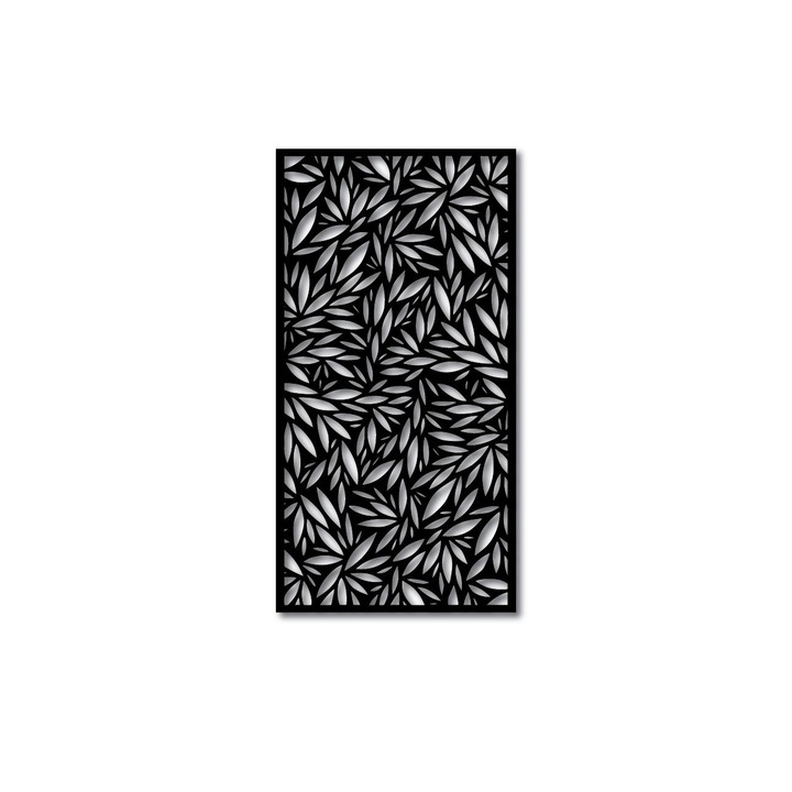 Panou decorativ negru, 200x90 cm, grosime 8 mm, MLC26