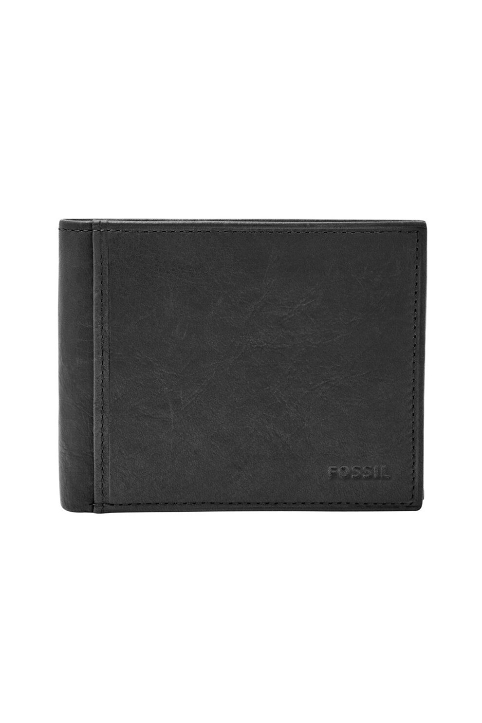 Fossil, Portofel pliabil de piele, Negru
