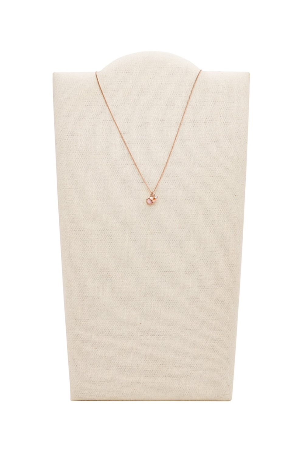 Fossil, Colier decorat cu pandantive multiple, Auriu rose