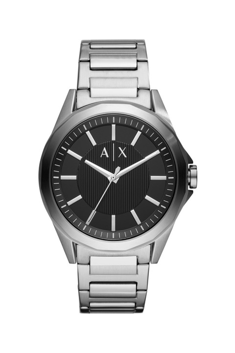 ARMANI EXCHANGE, Drexler karóra fémszíjjal, Ezüstszín
