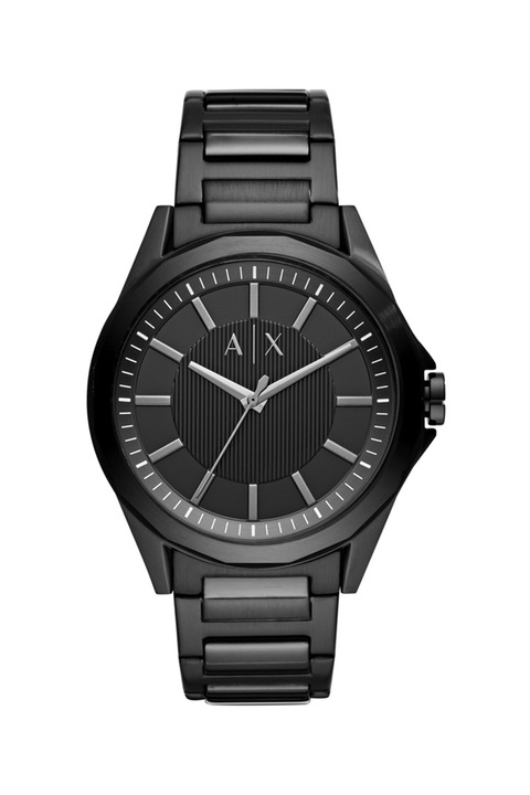 ARMANI EXCHANGE, Ceas cu bratara metalica, Negru